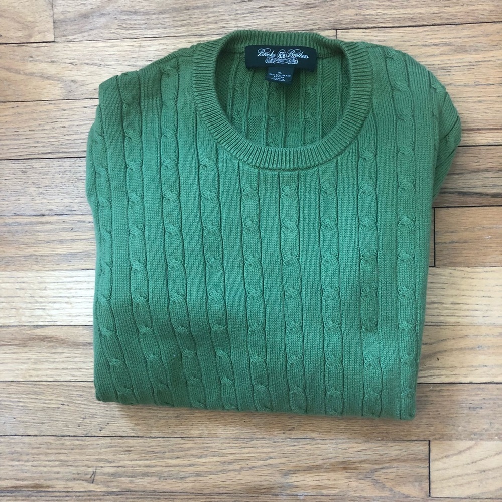 ⬇️55 Brooks Brothers Sea Island Cotton Sweater XL